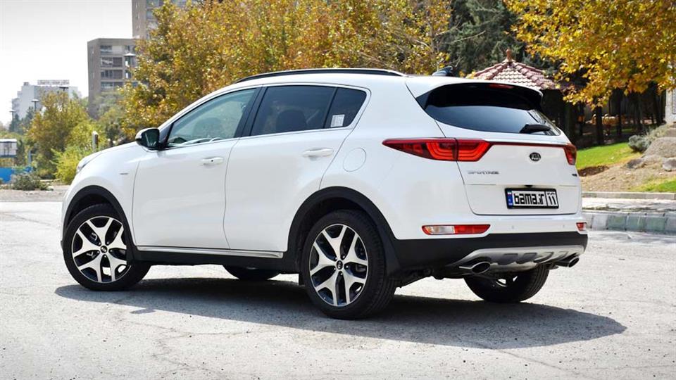 نمای عقب کیا اسپورتیج QL